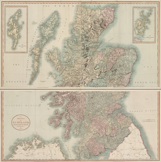 31-Scotland Map By John Cary