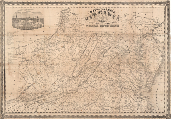 21-Mid-Atlantic and Southeast Map By West & Johnston