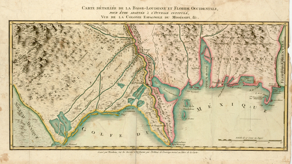 94-South, Louisiana and Texas Map By Alexandre Blondeau