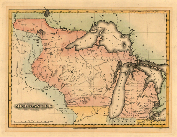 54-Midwest Map By Fielding Lucas Jr.