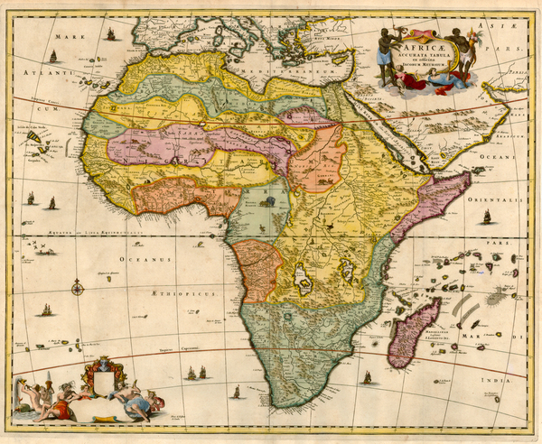 33-Africa and Africa Map By John Ogilby