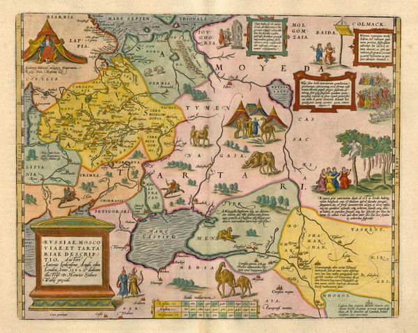 2-Europe, Russia, Ukraine, Asia, India, Central Asia & Caucasus and Russia in Asia Map By Abr