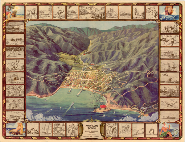 36-California Map By L.C.B. Co.