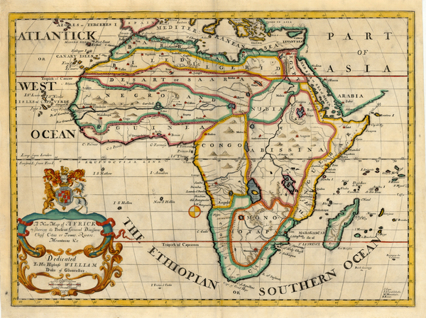 76-Africa and Africa Map By Edward Wells