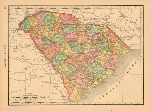 38-Southeast Map By Rand McNally & Company