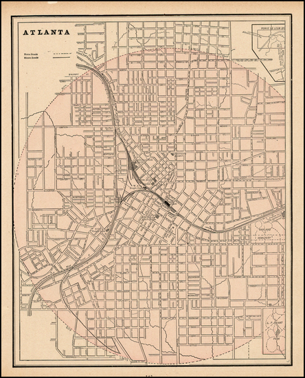 62-Southeast Map By George F. Cram