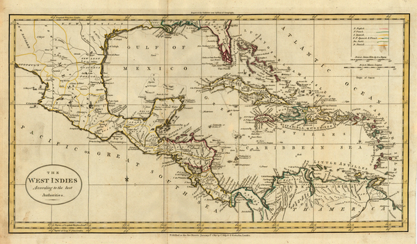 19-Southeast and Caribbean Map By William Guthrie