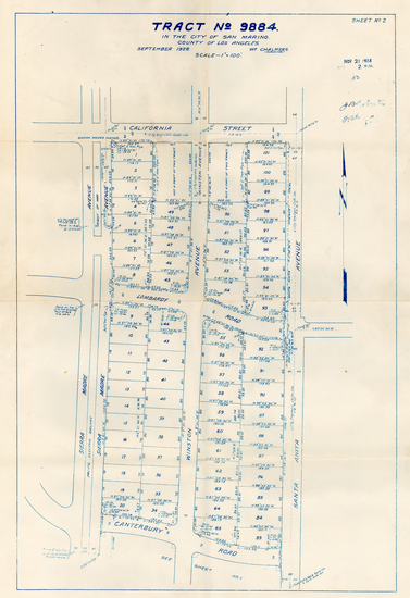 96-California Map By William Chalmers