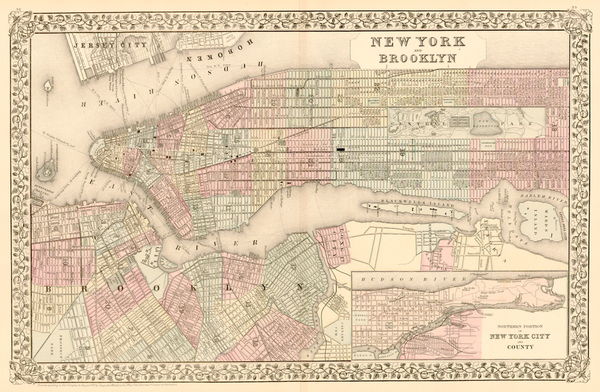 80-Mid-Atlantic Map By Samuel Augustus Mitchell Jr.