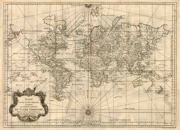 84-World, World, Australia & Oceania, Australia, Oceania and New Zealand Map By Jacques Nicola