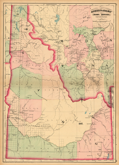 90-Rocky Mountains Map By Asher  &  Adams