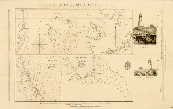 32-Florida and Caribbean Map By British Admiralty