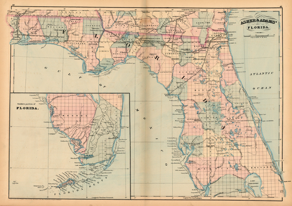 17-Florida Map By Asher  &  Adams