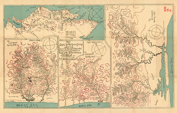 43-Alaska and Canada Map By Nome Map Company