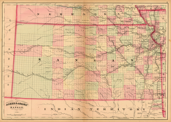 23-Midwest and Plains Map By Asher  &  Adams