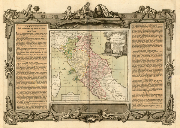 52-Europe and Italy Map By Louis Brion de la Tour