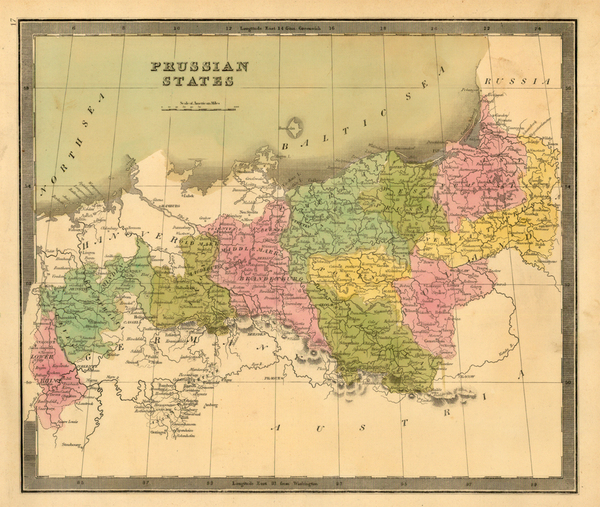 12-Europe, Poland, Baltic Countries and Germany Map By Jeremiah Greenleaf