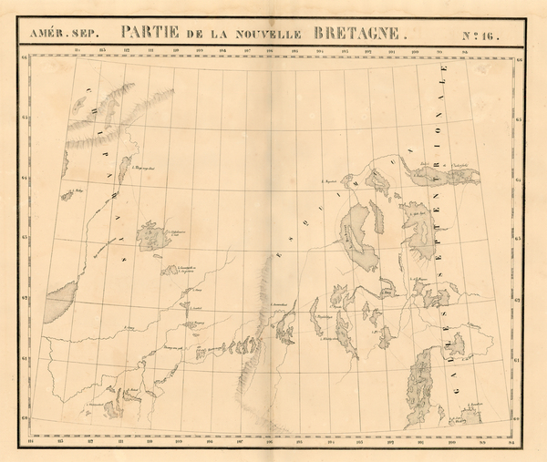 9-Canada and Western Canada Map By Philippe Marie Vandermaelen