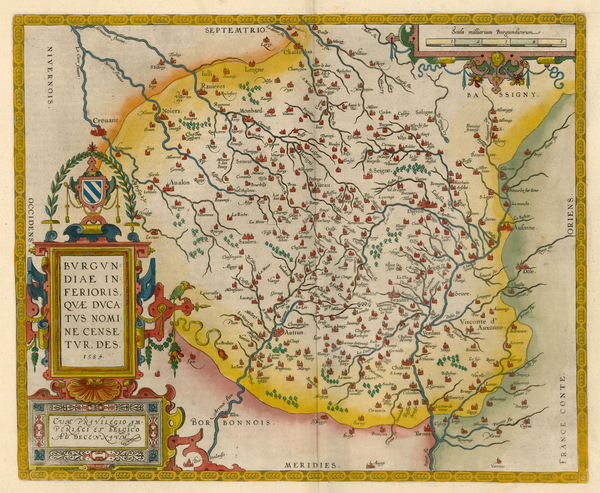 28-Europe and France Map By Abraham Ortelius