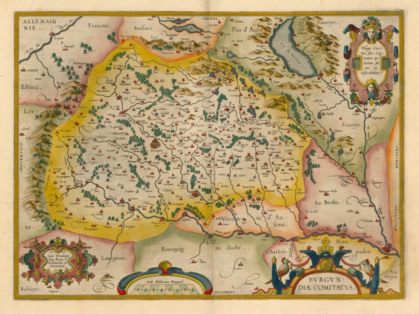 42-Europe and France Map By Abraham Ortelius