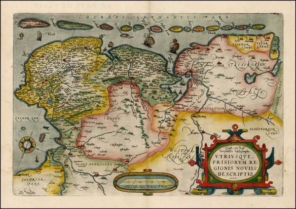 9-Europe and Netherlands Map By Abraham Ortelius