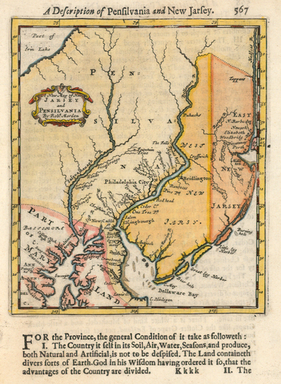 1-Mid-Atlantic Map By Robert Morden