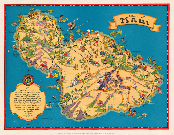 62-Hawaii, Australia & Oceania and Hawaii Map By Ruth Taylor White