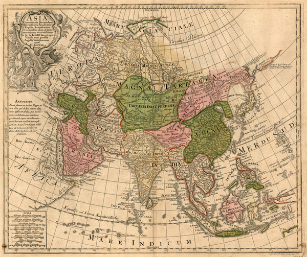 82-Asia and Asia Map By Tobias Conrad Lotter