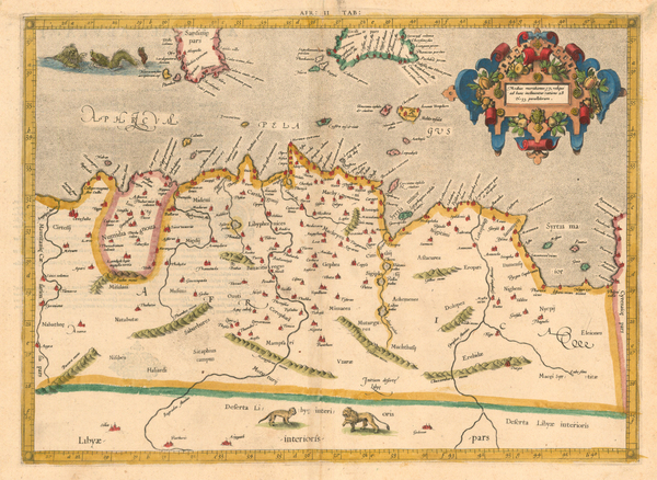 6-Africa and North Africa Map By  Gerard Mercator