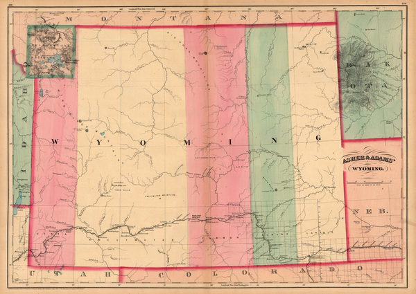 9-Plains and Rocky Mountains Map By Asher  &  Adams