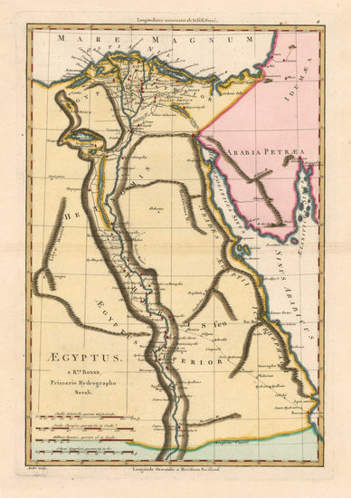 66-Asia, Middle East, Africa and North Africa Map By Rigobert Bonne