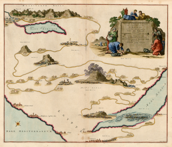 32-Asia, Middle East and Holy Land Map By Pierre Mortier