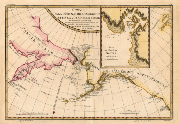 11-Alaska, Asia and Russia in Asia Map By Rigobert Bonne