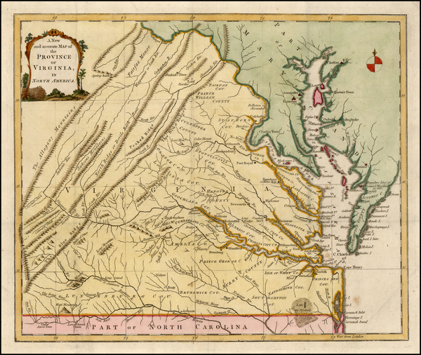 89-Mid-Atlantic and Southeast Map By Universal Magazine