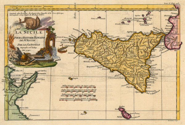 5-Italy and Balearic Islands Map By H. Godin