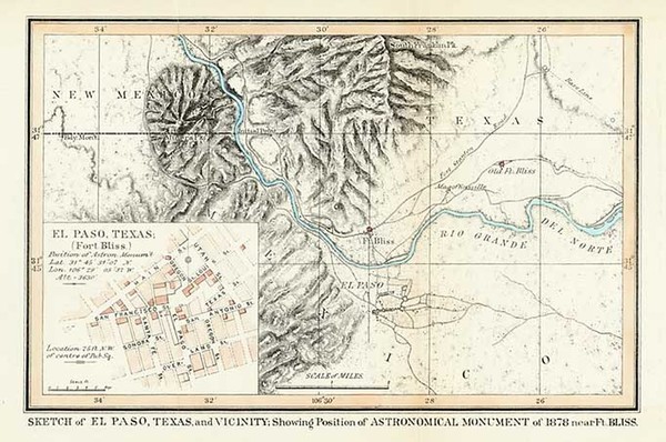 92-Texas Map By George M. Wheeler