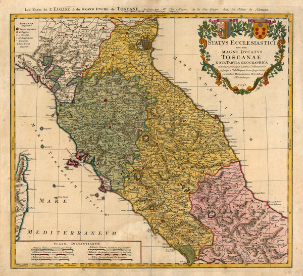 46-Europe and Italy Map By Homann Heirs