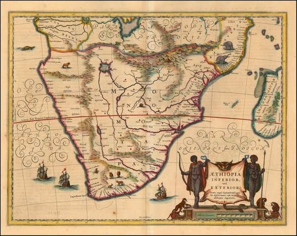 48-Africa and South Africa Map By Jan Jansson