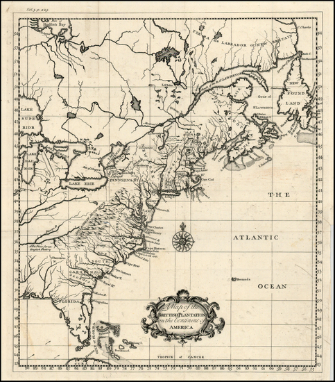 90-United States, Southeast, Midwest and Canada Map By Thomas Salmon