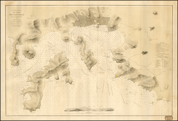 16-Caribbean Map By Depot de la Marine