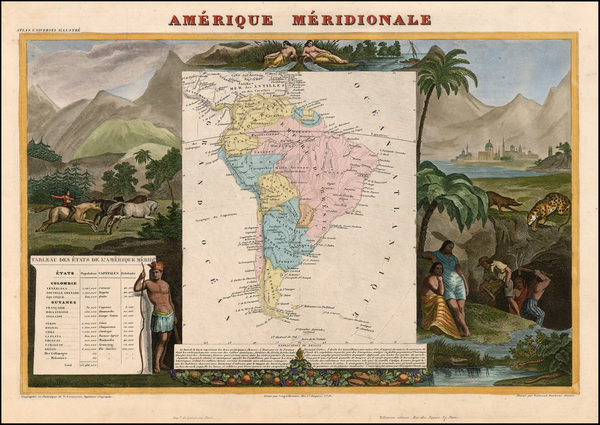 20-South America Map By Victor Levasseur