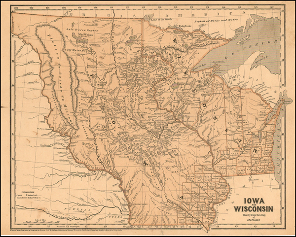 78-Midwest and Plains Map By Sidney Morse  &  Samuel Breese