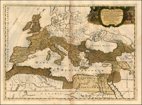 38-Europe and Mediterranean Map By Tipografia del Seminario