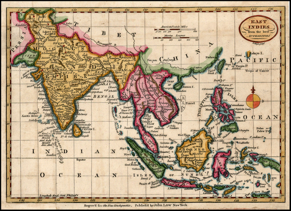 15-Asia, India, Southeast Asia and Philippines Map By John Payne