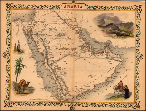 48-Asia and Middle East Map By John Tallis