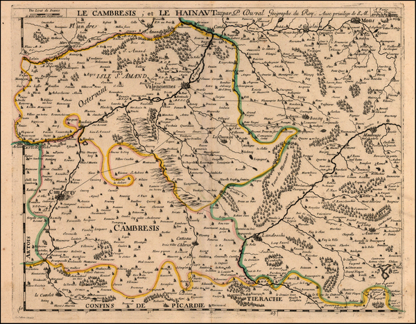 54-France Map By Pierre Du Val