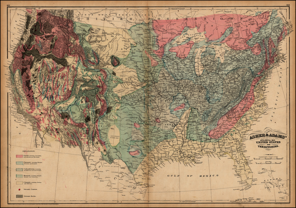 59-United States Map By Asher  &  Adams