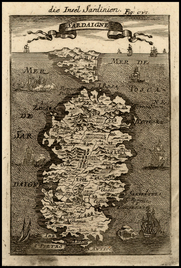 22-Europe, France, Mediterranean and Balearic Islands Map By Alain Manesson Mallet