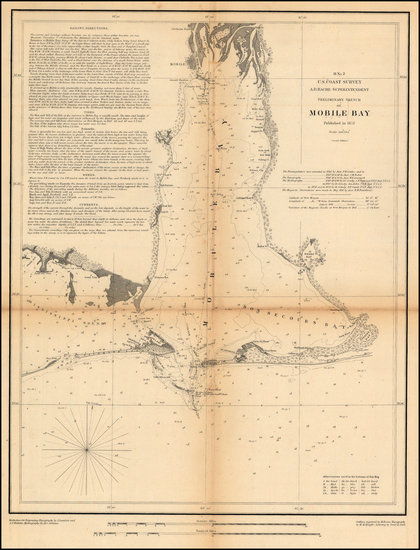 8-South Map By United States Coast Survey