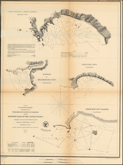 93-California Map By United States Coast Survey